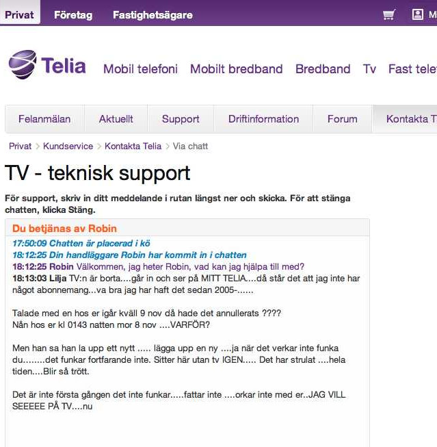 telia felanmälan telefon privat telia felanmälan telefon privat